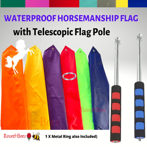 Horsemanship Training Flag - Rose & Bees