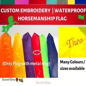 Horsemanship Training Flag - Rose & Bees,Quality Poultry & , Equine Products