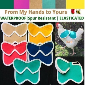Chicken Saddle - Rose & Bees , chicken apron , hen saddle