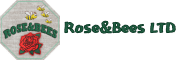 rose and bees logo