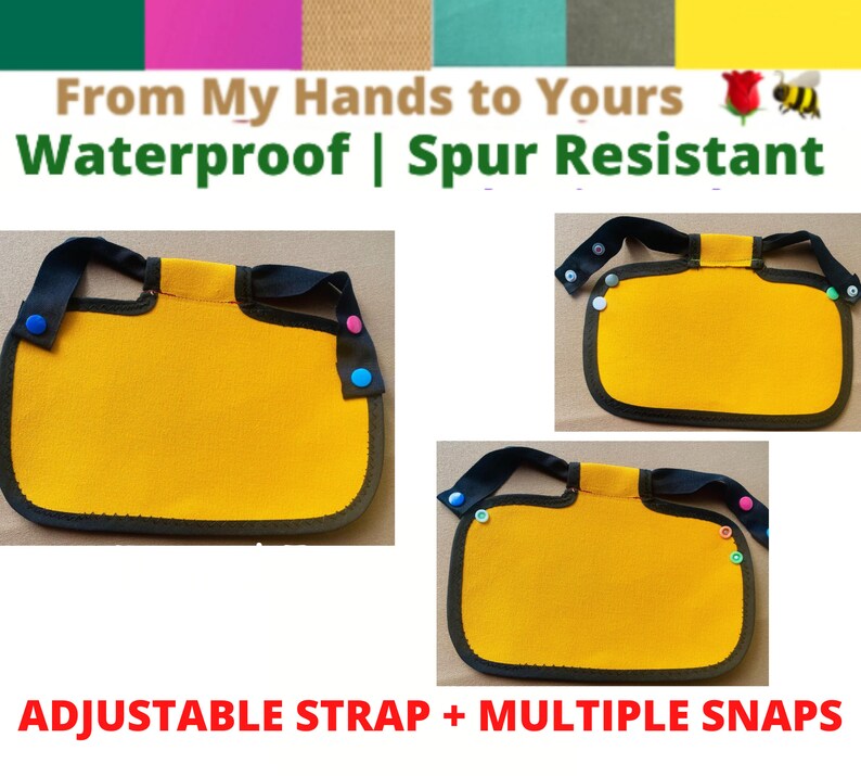 CHICKEN SADDLE | Chicken Apron | HEN protector | Waterproof Canvas | Back Protection | Poultry Mating | Bantam Egg Layer| Cockerel Farm Coop - Image 7