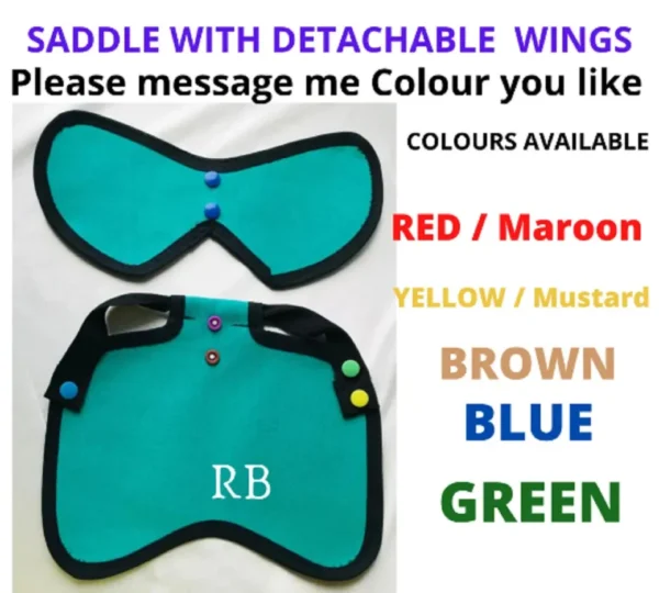 Chicken Saddle with Wings and  Belly Strap | Hen Apron | Chicken Jacket | Poultry Back Protector | Adjustable snaps | Waterproof | Spur Resistant - Image 2