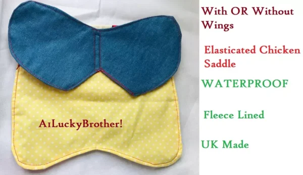Elasticated Chicken Saddle Apron Hen Feather Protector Ducks Poultry | Egg Layer - Image 3