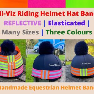 HELMET SAFETY BAND | Elasticated Hi Viz Fluorescent Reflective Hat Band
