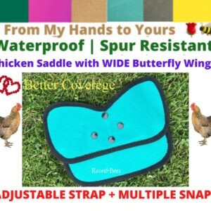 CHICKEN SADDLE | Hen Back Protector | POULET WING PROTECTION | Poultry Apron