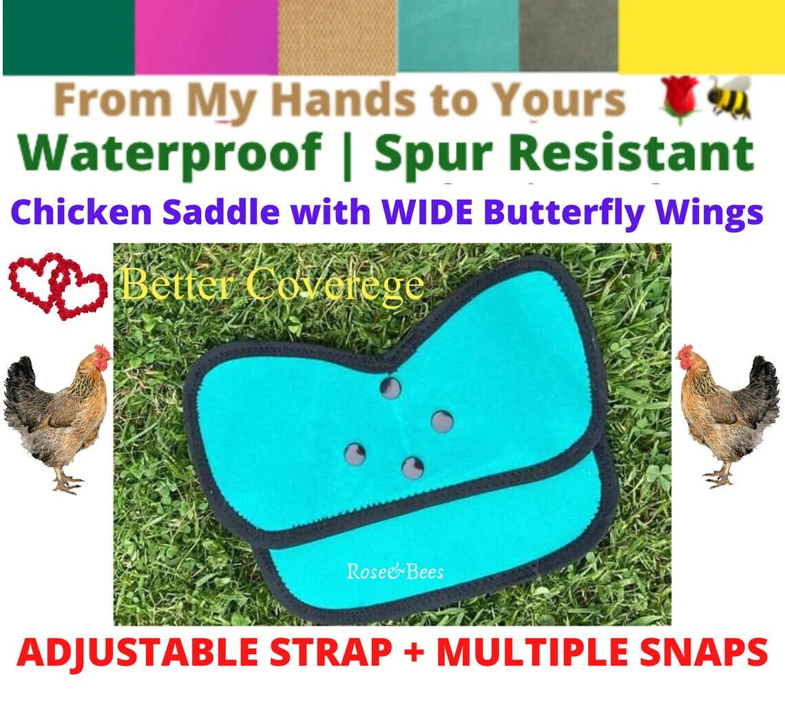 CHICKEN SADDLE | Hen Back Protector | POULET WING PROTECTION | Poultry Apron
