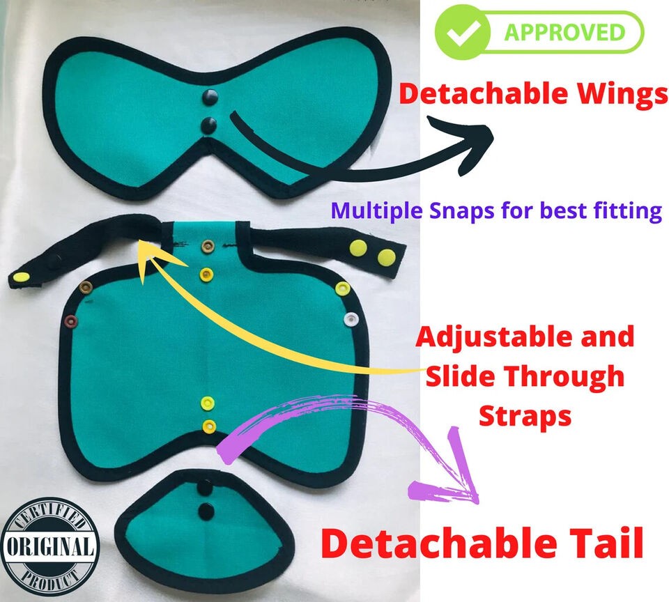 CHICKEN SADDLE | POULETRY Apron WINGS Tail PROTECTION Adjustable Waterproof - Image 5