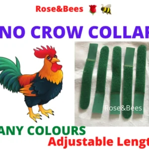 6X 18CM | Cockerel Collar | Rooster Quiet Collar | Low Crow | Anti Noise Neck Band | Chicken Duck Hen Poultry Turkey Cock Stop Crowing