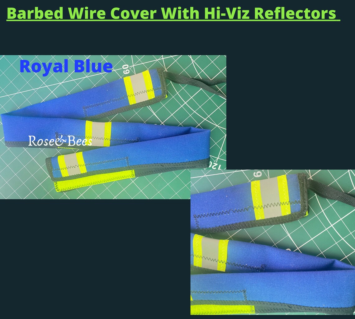 barbed wire with reflector royal