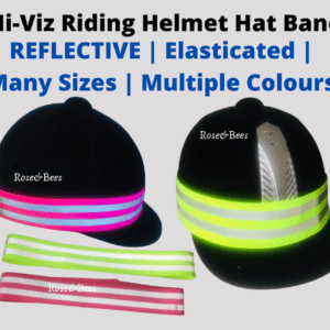 Elasticated Hi Viz Reflective Hat Head Band | Horse Riding Kids Adult Equestrian