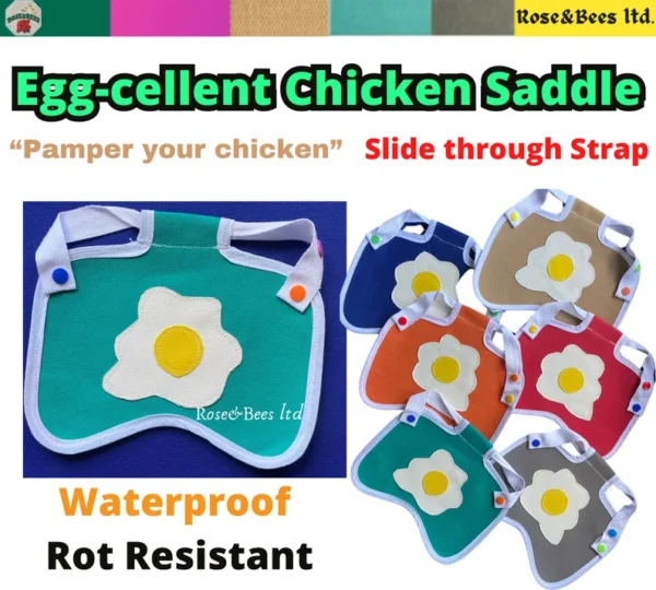 Water Proof CHICKEN SADDLE | Chicken Apron | Hen Protector | Rot Resistant Canvas | Back Protection | Poultry Saddle | Chicken Costume