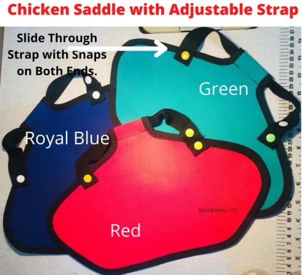 CHICKEN SADDLE | Hen Apron | WIDE | Large Poultry | Waterproof | Egg Layer | Elasticated Jacket | Hen Feather Protector | Bantams orpington - Image 3