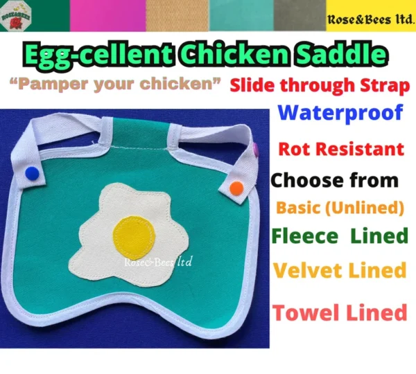 Water Proof CHICKEN SADDLE | Chicken Apron | Hen Protector | Rot Resistant Canvas | Back Protection | Poultry Saddle | Chicken Costume - Image 8