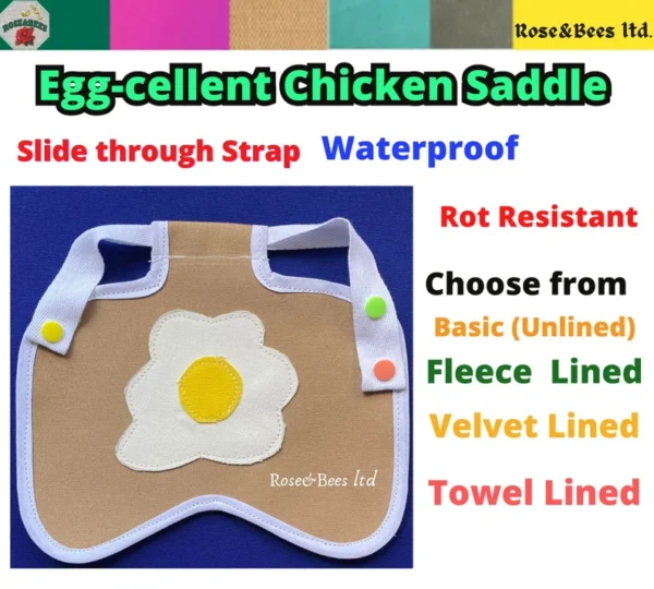 Water Proof CHICKEN SADDLE | Chicken Apron | Hen Protector | Rot Resistant Canvas | Back Protection | Poultry Saddle | Chicken Costume - Image 6
