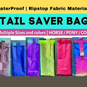 Equine Horse Pony Tail Bags Equestrian Tack Waterproof Braided resistant Protect