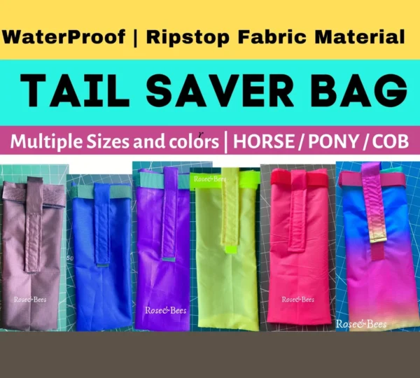 Equine Horse Pony Tail Bags Equestrian Tack Waterproof Braided resistant Protect