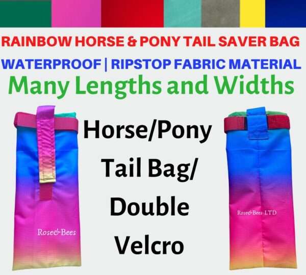 Equine Tail Bags | Horse and Pony Tail Bag | Equestrian Tack | Waterproof Tailbag | Braided Tail Care | Grooming Protection | Water resistant