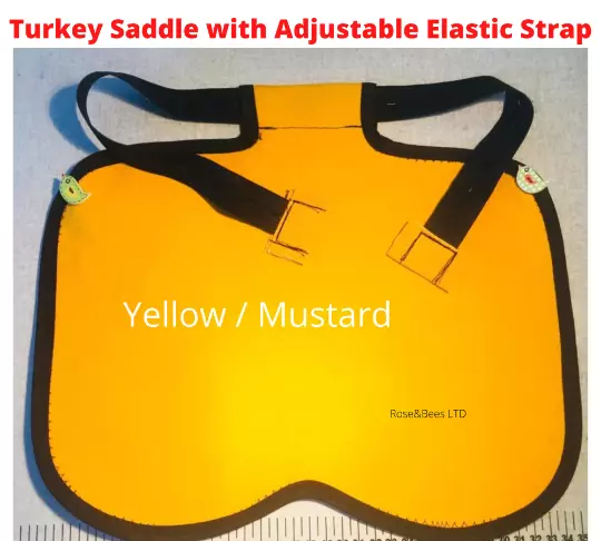 TURKEY SADDLE | BASIC | Fleece | Towel Lined | WATERPROOF CANVAS |POULTRY Mating - Image 21