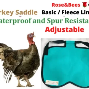 TURKEY SADDLE | BASIC | Fleece | Towel Lined | WATERPROOF CANVAS |POULTRY Mating