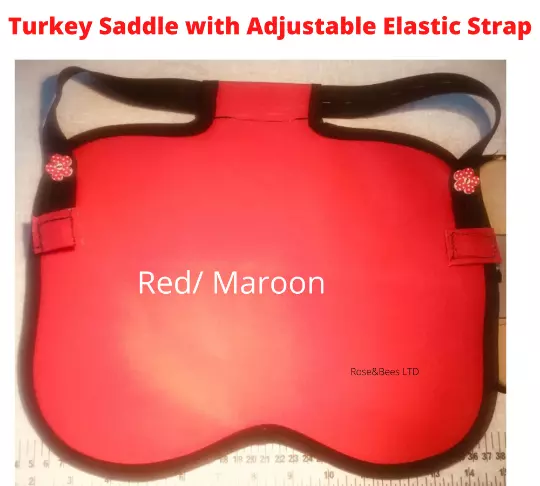 TURKEY SADDLE | BASIC | Fleece | Towel Lined | WATERPROOF CANVAS |POULTRY Mating - Image 17