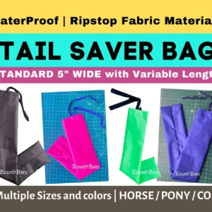 Wide Tail Saver Bag Equine Sack Horse Cob Pony Care Equestrian Tack Braid Cover