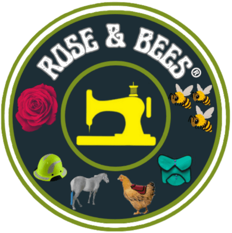 rose and bees logo