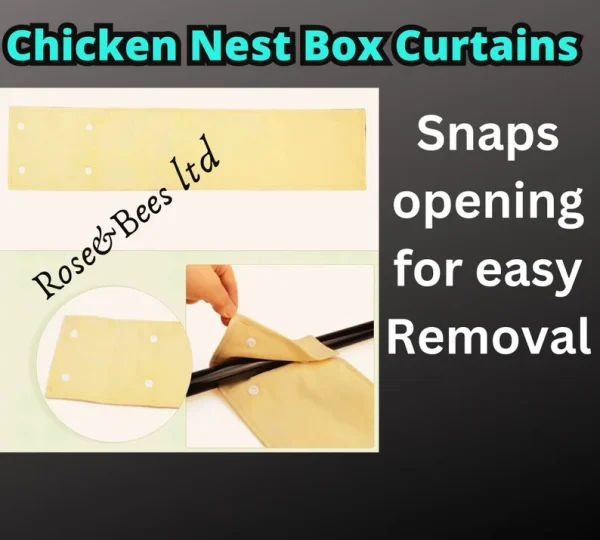 Chicken Nest Box Curtains | Hen Privacy Curtains | Nesting Box Cover | Poultry Nesting Box Curtains | Hen Coop Curtains | Hen House Cover | - Image 5
