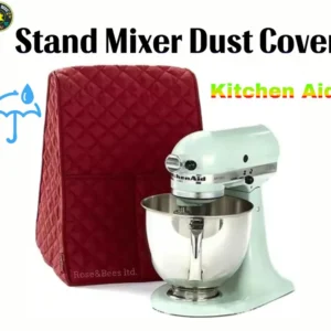 Handcrafted KitchenAid Mixer Dust Cover | Waterproof | Burgundy Stand Mixer Cover | Fits All KitchenAid Models | Kitchen Appliance Protector