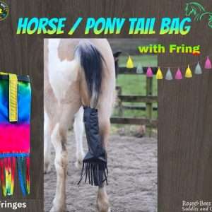 Horse Tail Bag with Fringe Pony Equestrian Equipment Horse Racing Care