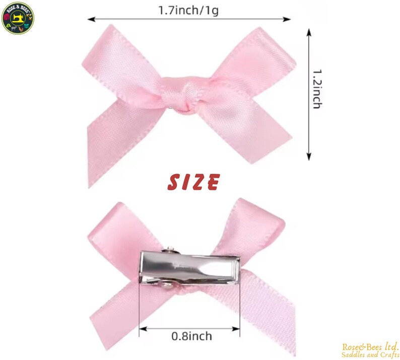 Pony Mane / Tail Bows | Set of 12 1.7β Horse Plaiting Band Bows Perfect for Grooming, Styling, & Adding Magic to Your Horse or Pony's Look! - Image 4