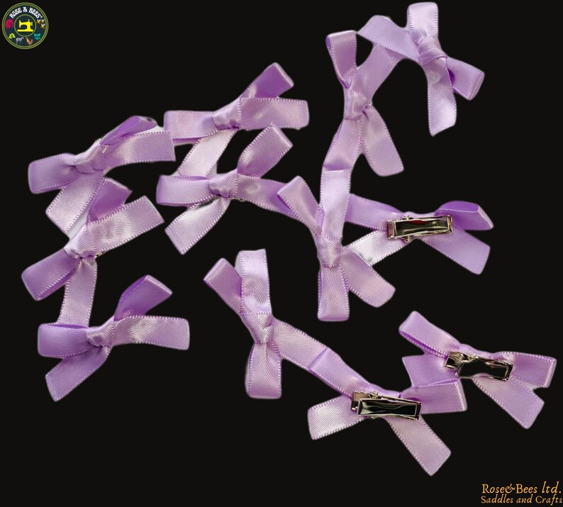 Pony Mane / Tail Bows | Set of 12 1.7β Horse Plaiting Band Bows Perfect for Grooming, Styling, & Adding Magic to Your Horse or Pony's Look! - Image 5
