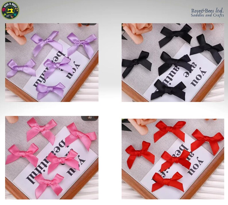 Pony Mane / Tail Bows | Set of 12 1.7β Horse Plaiting Band Bows Perfect for Grooming, Styling, & Adding Magic to Your Horse or Pony's Look! - Image 6