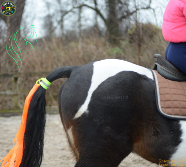 HORSE Hi Viz Reflective Tail Streamers | Adjustable Velcro & Elastic Band | Many Colours | Weatherproof | Be Seen Stay Safe On Road | Rider - Image 5