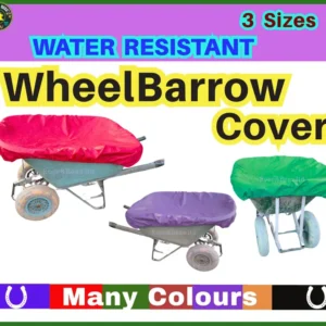 Wheelbarrow Cover | 3 Sizes | Garden Barrow Cover | Rain Cover for Wheelbarrow | Water Resistant | hay and straw cover | Rain Cover