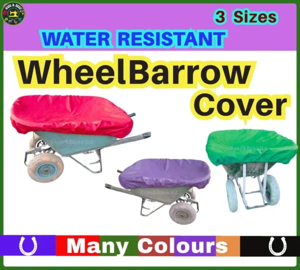 Wheelbarrow Cover | 3 Sizes | Garden Barrow Cover | Rain Cover for Wheelbarrow | Water Resistant | hay and straw cover | Rain Cover